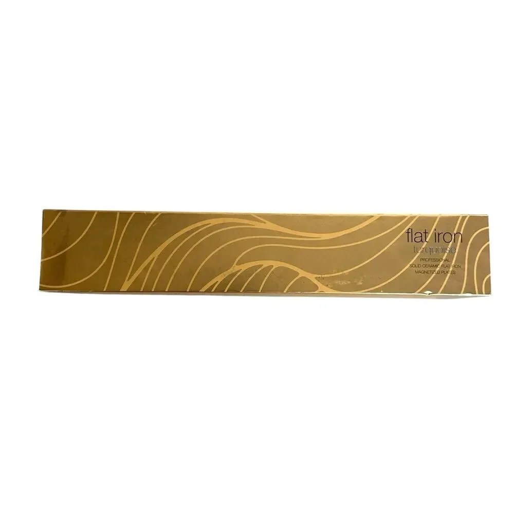 Soleil Professional Flat Iron Hair Straightener Ceramic Plates New Open Box